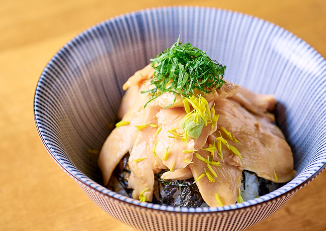 鳥わさ丼