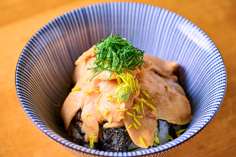 鳥わさ丼